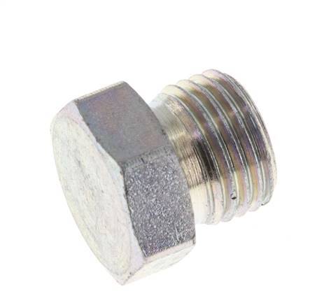 UNF 9/16''-18 Zinc plated Steel Closing Plug ORFS 630 Bar [2 Pieces]