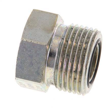 UNS 1''-14 Zinc plated Steel Closing Plug ORFS 400 Bar [2 Pieces]