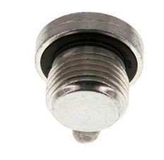 G 3/8'' Male Zinc plated Steel Closing plug with Inner Hex and NBR seal 400 Bar [2 Pieces]