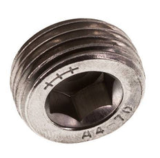 1/2'' Stainless steel Closing plug with Inner Hex without collar 40 Bar [2 Pieces]