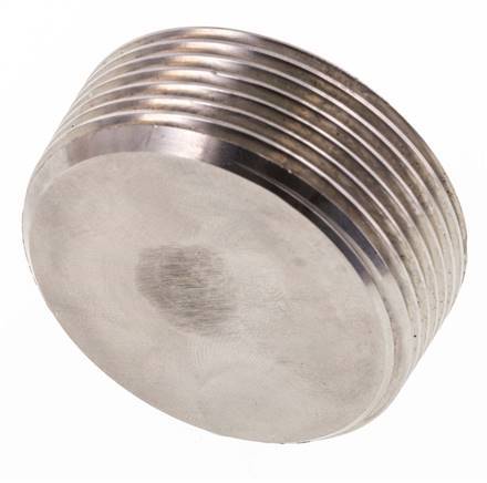 1 1/2'' Edelstahl Verschlussstopfen mit Innensechskant ohne Bund 40 Bar
