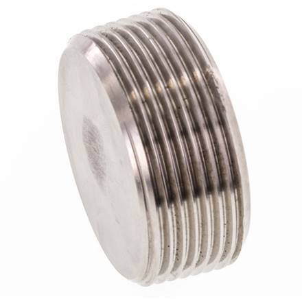 1 1/2'' Edelstahl Verschlussstopfen mit Innensechskant ohne Bund 40 Bar