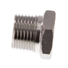 1/2'' NPT Male Stainless steel Closing plug with Outer Hex 16 Bar [2 Pieces]