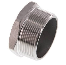 2'' NPT Male Stainless steel Closing plug with Outer Hex 16 Bar