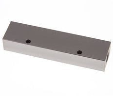 2xG 1/4'' x 4xG 1/8'' Aluminium Distributor Block One-sided 16 Bar