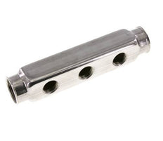 2xG 1'' x 3xG 1/2'' Edelstahl Verteilerblock einseitig 10 bar
