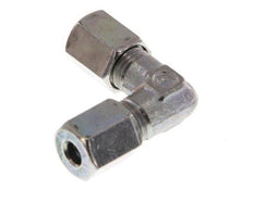 4LL Verzinkter Stahl 90 Grad Ellenbogen Schneidring 100 Bar DIN 2353