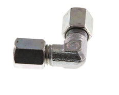 4LL Verzinkter Stahl 90 Grad Ellenbogen Schneidring 100 Bar DIN 2353