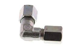 4LL Verzinkter Stahl 90 Grad Ellenbogen Schneidring 100 Bar DIN 2353