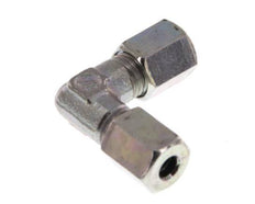 4LL Verzinkter Stahl 90 Grad Ellenbogen Schneidring 100 Bar DIN 2353