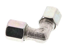 6LL Verzinkter Stahl 90 Grad Ellenbogen Schneidring 100 Bar DIN 2353