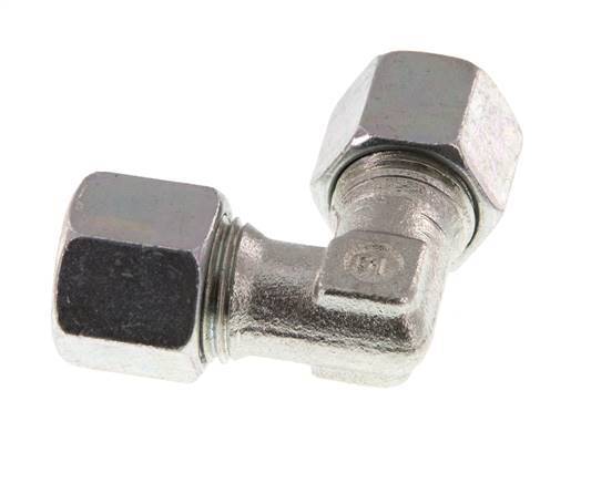 10L Verzinkter Stahl 90 Grad Ellenbogen Schneidring 315 Bar DIN 2353