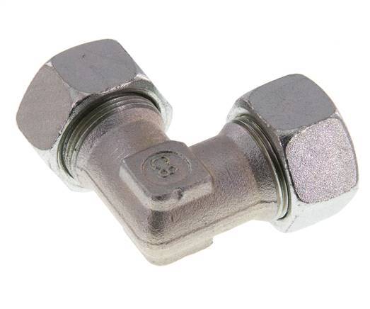 18L Verzinkter Stahl 90 Grad Ellenbogen Schneidring 315 Bar DIN 2353