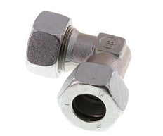 18L Verzinkter Stahl 90 Grad Ellenbogen Schneidring 315 Bar DIN 2353