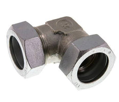 42L Verzinkter Stahl 90 Grad Ellenbogen Schneidring 160 Bar DIN 2353