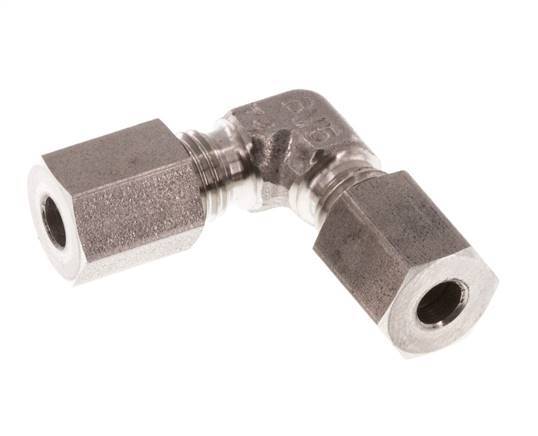 4LL Edelstahl 90 Grad Ellenbogen Schneidring 100 Bar DIN 2353