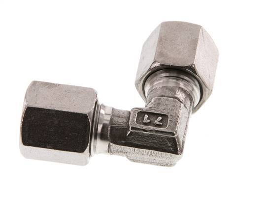 6S Edelstahl 90-Grad-Bogen Schneidring 630 Bar DIN 2353