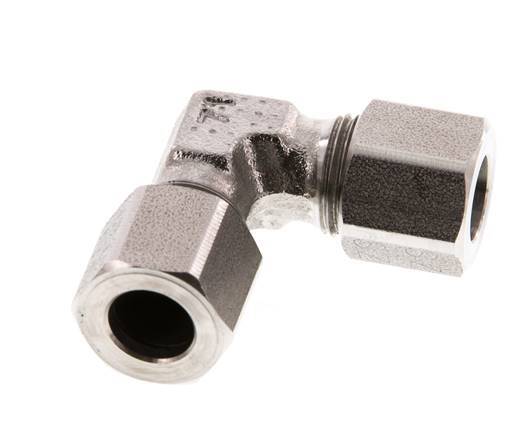 8LL Edelstahl 90 Grad Ellenbogen Schneidring 100 Bar DIN 2353