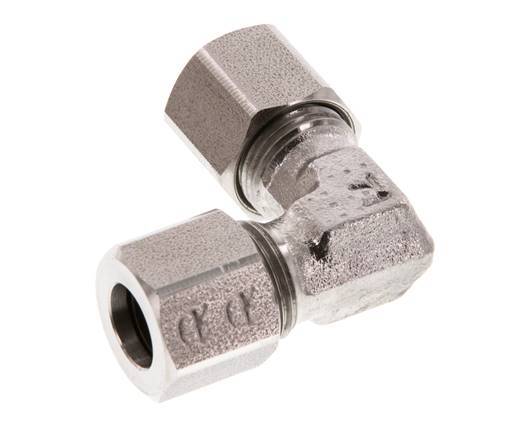 8LL Edelstahl 90 Grad Ellenbogen Schneidring 100 Bar DIN 2353