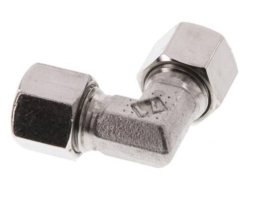 10L Edelstahl 90 Grad Ellenbogen Schneidring 315 Bar DIN 2353