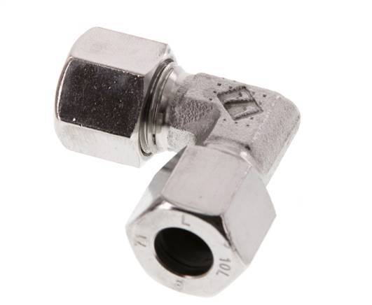 10L Edelstahl 90 Grad Ellenbogen Schneidring 315 Bar DIN 2353