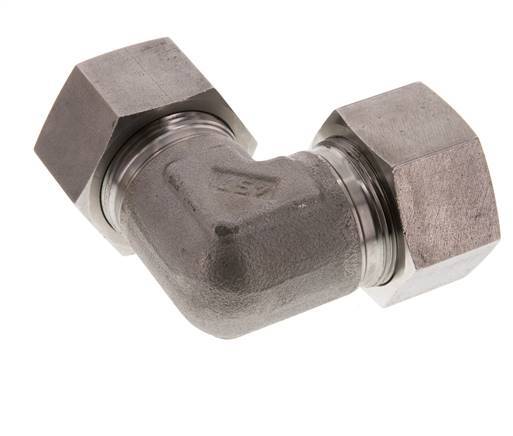 30S Edelstahl 90 Grad Ellenbogen Schneidring 400 Bar DIN 2353