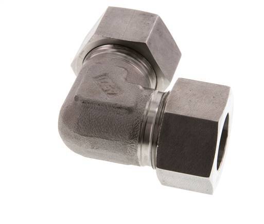 30S Edelstahl 90 Grad Ellenbogen Schneidring 400 Bar DIN 2353