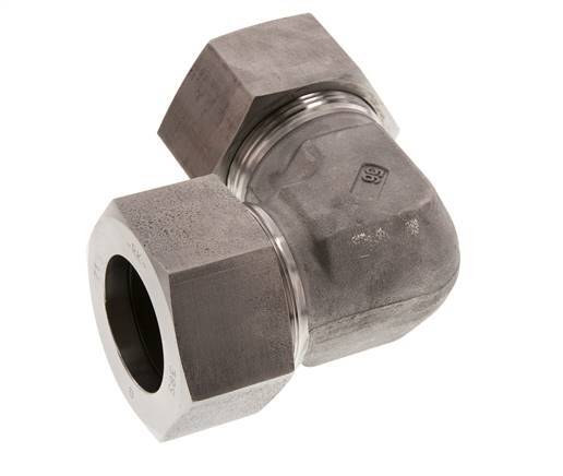 38S Edelstahl 90 Grad Ellenbogen Schneidring 315 Bar DIN 2353