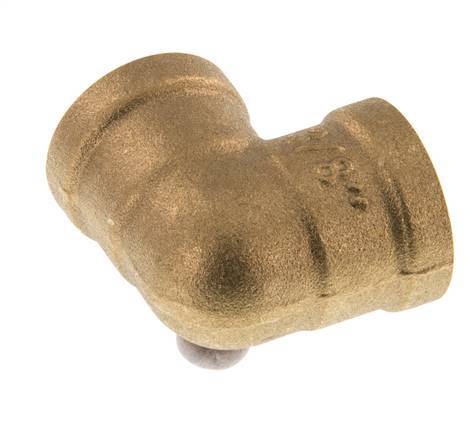 G 3/8'' Brass 90 deg Elbow Fitting 16 Bar [2 Pieces]