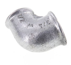 Rp 3/4'' x Rp 1/2'' Zinc plated Cast iron 90 deg Elbow Fitting 25 Bar [5 Pieces]