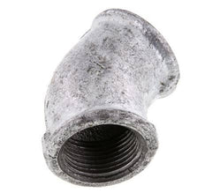 Rp 3/4'' Zinc plated Cast iron 45 deg Elbow Fitting 25 Bar [2 Pieces]