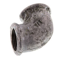 Rp 3/4'' Zinc plated Cast iron 90 deg Elbow Fitting 25 Bar [5 Pieces]