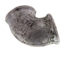 Rp 3/4'' Zinc plated Cast iron 90 deg Elbow Fitting 25 Bar [5 Pieces]