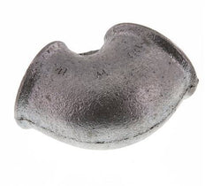 Rp 1 1/2'' x Rp 1 1/4'' Zinc plated Cast iron 90 deg Elbow Fitting 25 Bar