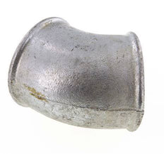 Rp 2 1/2'' Zinc plated Cast iron 45 deg Elbow Fitting 25 Bar