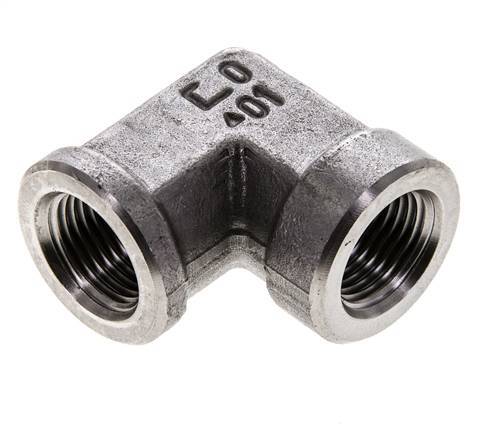 3/8'' NPT Stainless steel 90 deg Elbow Fitting 210 Bar - Hydraulic