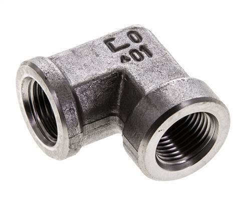 3/8'' NPT Stainless steel 90 deg Elbow Fitting 210 Bar - Hydraulic