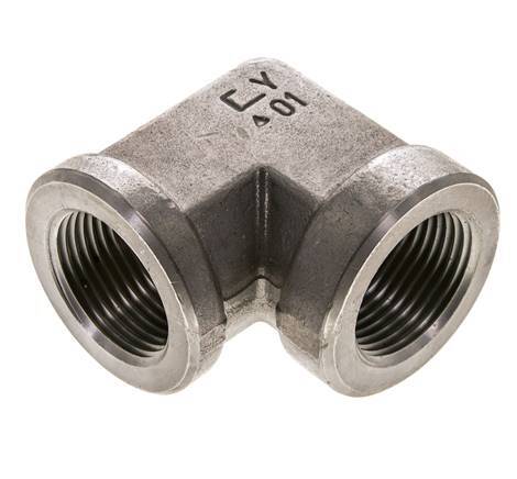 1'' NPT Stainless steel 90 deg Elbow Fitting 140 Bar - Hydraulic