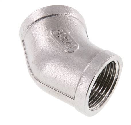 Rp 3/4'' Stainless steel 45 deg Elbow Fitting 16 Bar