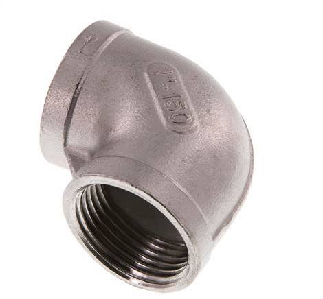 Rp 1'' Edelstahl 90 Grad Ellenbogen Fitting 10 Bar