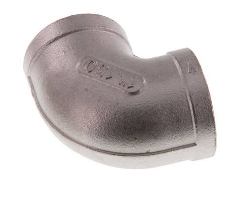 Rp 1'' Edelstahl 90 Grad Ellenbogen Fitting 10 Bar