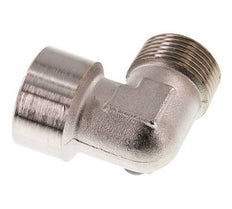 G 1'' x R 1'' F/M Nickel plated Brass 90 deg Elbow Fitting 16 Bar
