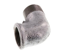 Rp 3/4'' x R 3/4'' F/M Zinc plated Cast iron 90 deg Elbow Fitting 25 Bar [5 Pieces]
