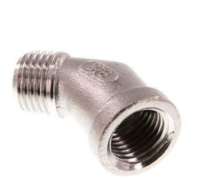 Rp 1/4'' x R 1/4'' F/M Stainless steel 45 deg Elbow Fitting 16 Bar