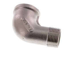 Rp 3/4'' x R 3/4'' F/M Stainless steel 90 deg Elbow Fitting 16 Bar