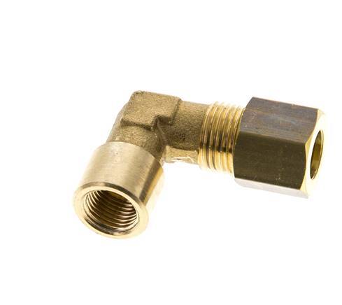 G 1/8'' x 8mm Messing 90 Grad Winkelverschraubung 135 Bar DIN EN 1254-2