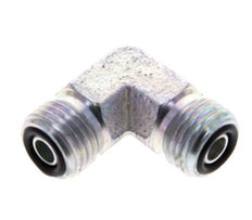 UNF 9/16''-18 Außengewinde Verzinkter Stahl 90 Grad Winkelverschraubung ORFS 630 Bar - Hydraulik