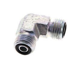 UNF 9/16''-18 Außengewinde Verzinkter Stahl 90 Grad Winkelverschraubung ORFS 630 Bar - Hydraulik