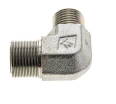 UN 13/16''-16 x UN 11/16''-16 Außengewinde Verzinkter Stahl 90 Grad Winkelverschraubung ORFS 630 Bar - Hydraulik