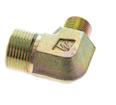UN 1-3/16''-12 x UN 13/16''-16 Außengewinde Verzinkter Stahl 90 Grad Winkelverschraubung ORFS 400 Bar - Hydraulik